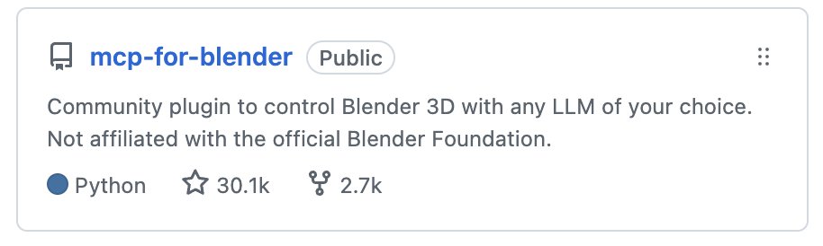 mcp-for-blender, 깃허브 3만 스타 달성 및 토큰 40% 절감 대규모 리팩토링 공개